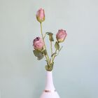 Flor Artificial Haste De Rosa Outonada Artificial | Formosinha